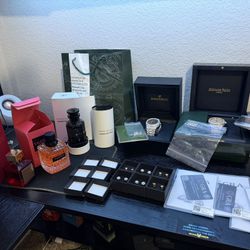 Watches, Earrings, an Colognes