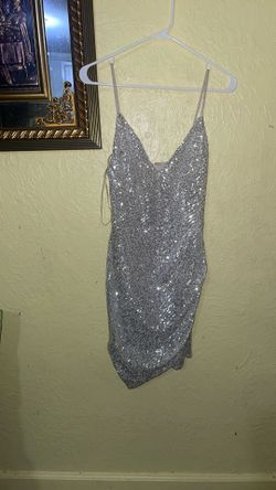 Silver dress/vestido