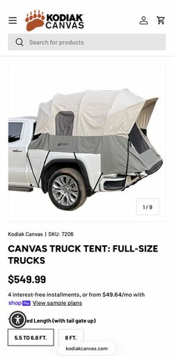 Kodiak Canvas Truck Bed Tent