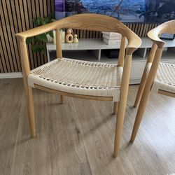 Set Of 4 Rove Concepts Dining Chairs 