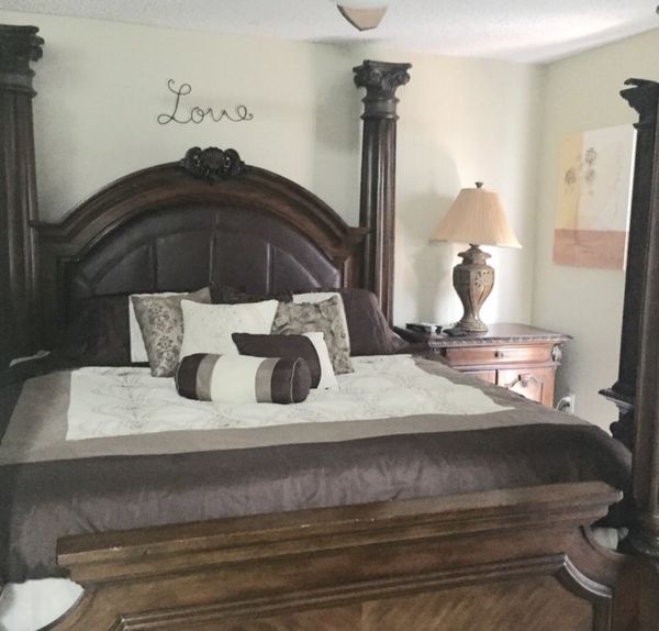 El Dorado Victorian Canopy King Bedroom Set For Sale In Homestead Fl Offerup