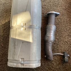 Chevy Tahoe Muffler OEM Original Flex Pipe Tahoes Trucks SUV V8 Exhaust 