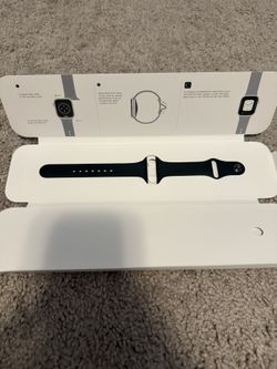 New Black Apple Watch 45MM Sport Band S/M