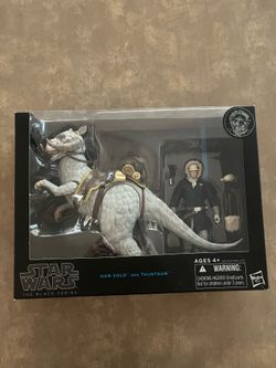 NWT Hasbro Star Wars Black Series Han Solo and Tauntaun