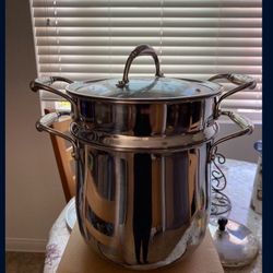 Olla de 8 qt de Acero-Inoxidable Princess House