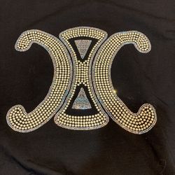 Medium Pearl Rhinestone Sweatshirt 