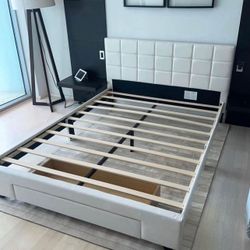 Queen Size Bed Frame In That Box. All New Furniture Free Delivery Free Installation 