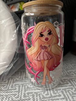 Karol G x Bratz glasscup