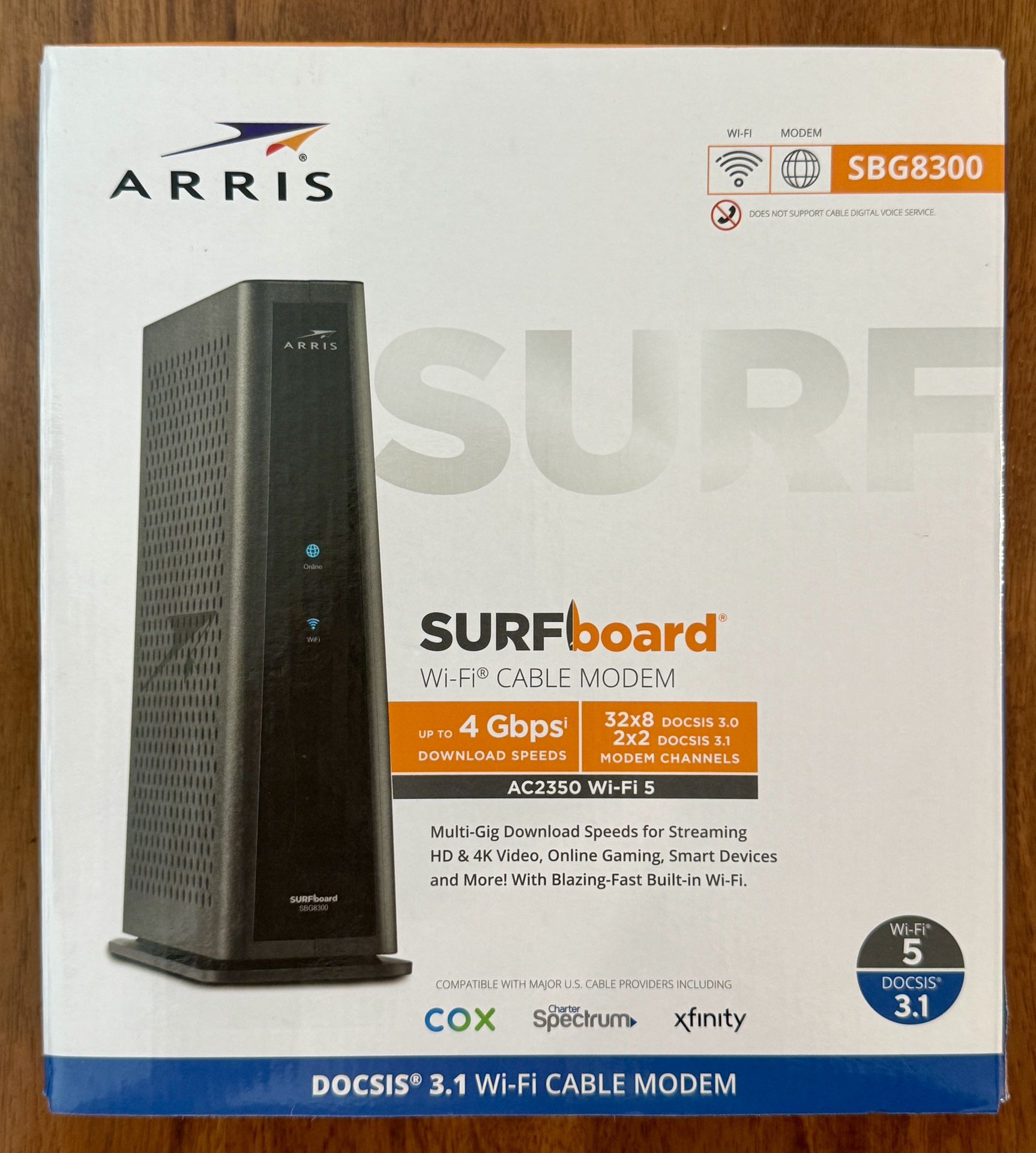 Arris SBG8300 SURFboard Wi-Fi Cable Modem