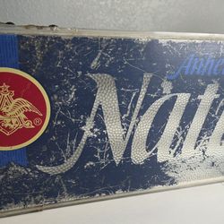 Vintage bar sign natural light beer works great