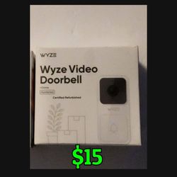  WYZE Video Doorbell With CHIMES  New Opened Box $15