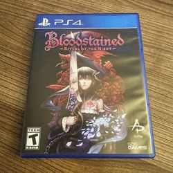 PS4 Game: Bloodstained Ritual Of The Night