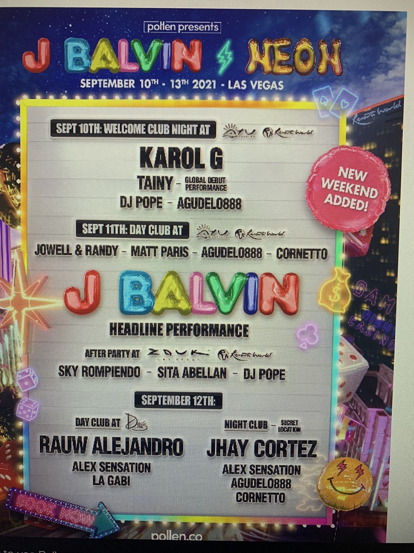 J Balvin Neon Concert