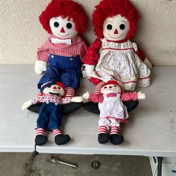 Ragggedy Ann and Andy Dolls