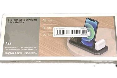 3 IN 1 WIRELESS CHARGING DOCK STATION