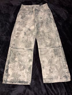 NEW Zara Acid Wash Wide Leg Jeans Size 30