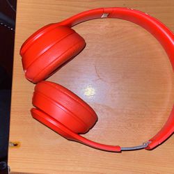 Red Beats Headphones 