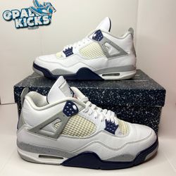 Size 10.5M - Jordan 4 “Midnight Navy” 