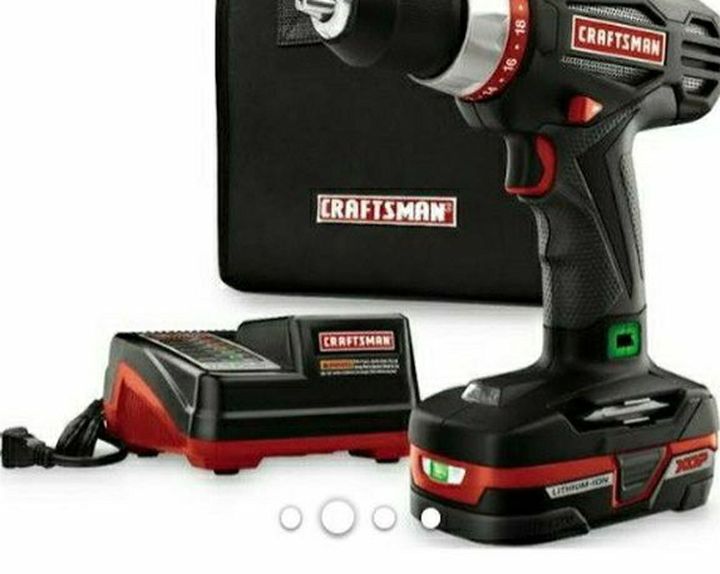 Craftsman XDP HEAVY DUTY 19.2volt Drill,Battery,charger,bag and drill set..