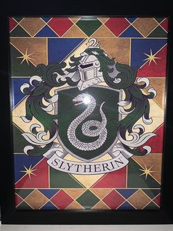 House of Slytherin mini led display poster frame