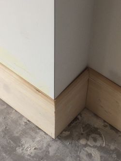 Baseboard, crown molding message for details