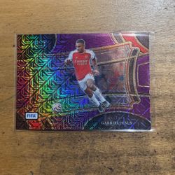 2024 SELECT FIFA GABRIEL JESUS PURPLE MOJO FIELD LEVEL CARD