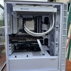 White Gaming Computer (Ryzen5800X, Radeon 6650XT,32GB RAM)