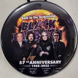 Black Sabbath "Back To The Beginning " 3" Button, Pin
