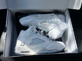 Air Jordan 5 White Metallic - Size 11.5M