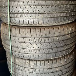 Four Bridgestone Tires  Size 255/55R20