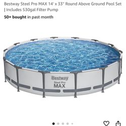 Bestway Steel Pro MAX 14' x 33" Round Pool Set