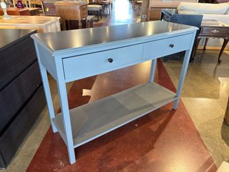 Stormy Grey Single Drawer Console
