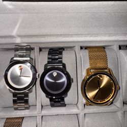 Authentic Movado Watch Bundle 