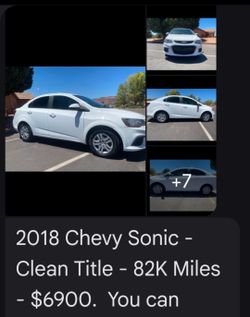 2018 Chevrolet Sonic