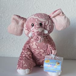 Webkinz (Ganz) Classic Batik Elephant HM458 Pink Plush With SEALED CODE!