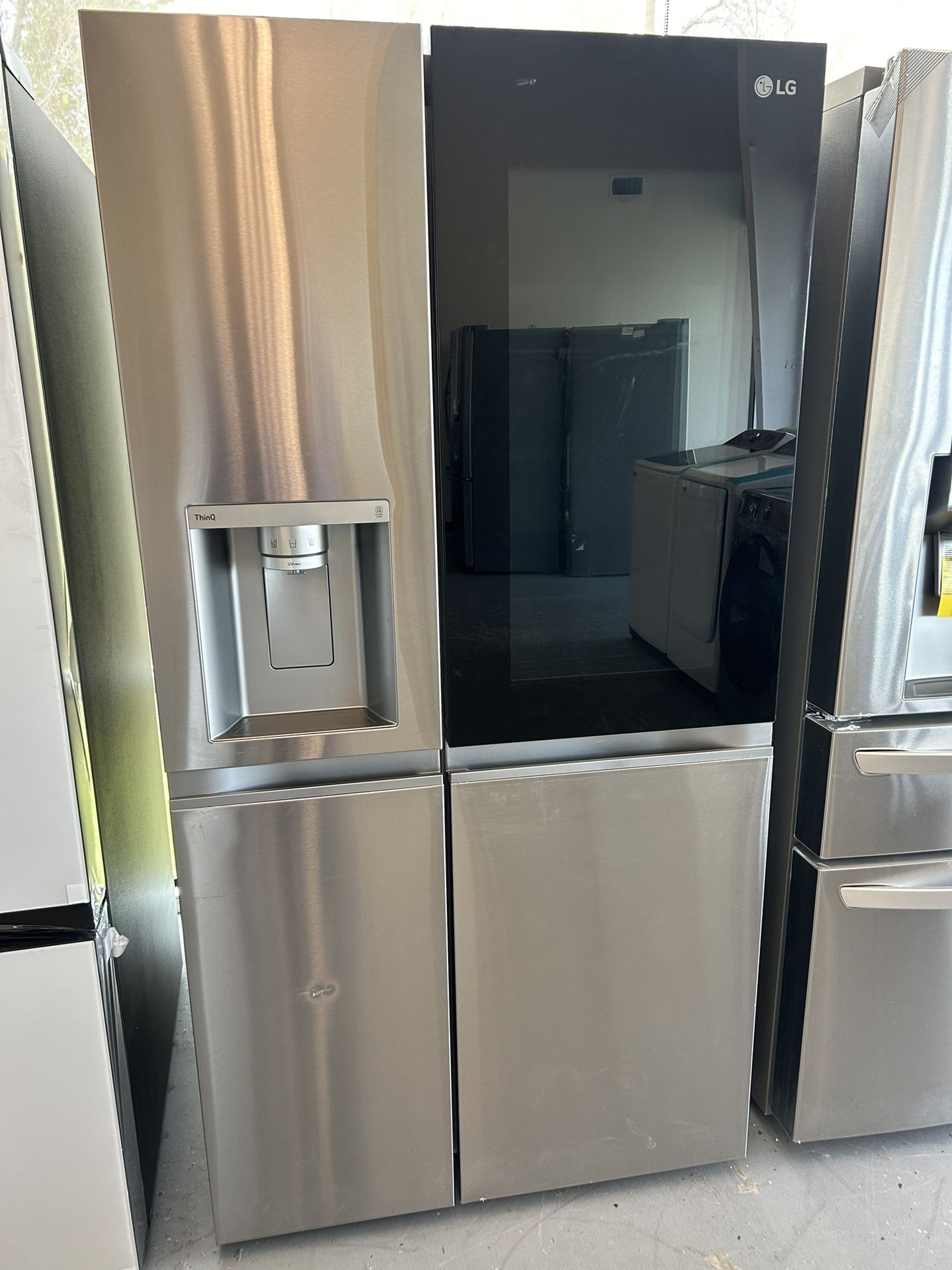❄️Never Used LG 27 Cubic ft side By Side Stainless Steel Refrigerator With Dual Ice Makers (Craft Ice)❄️