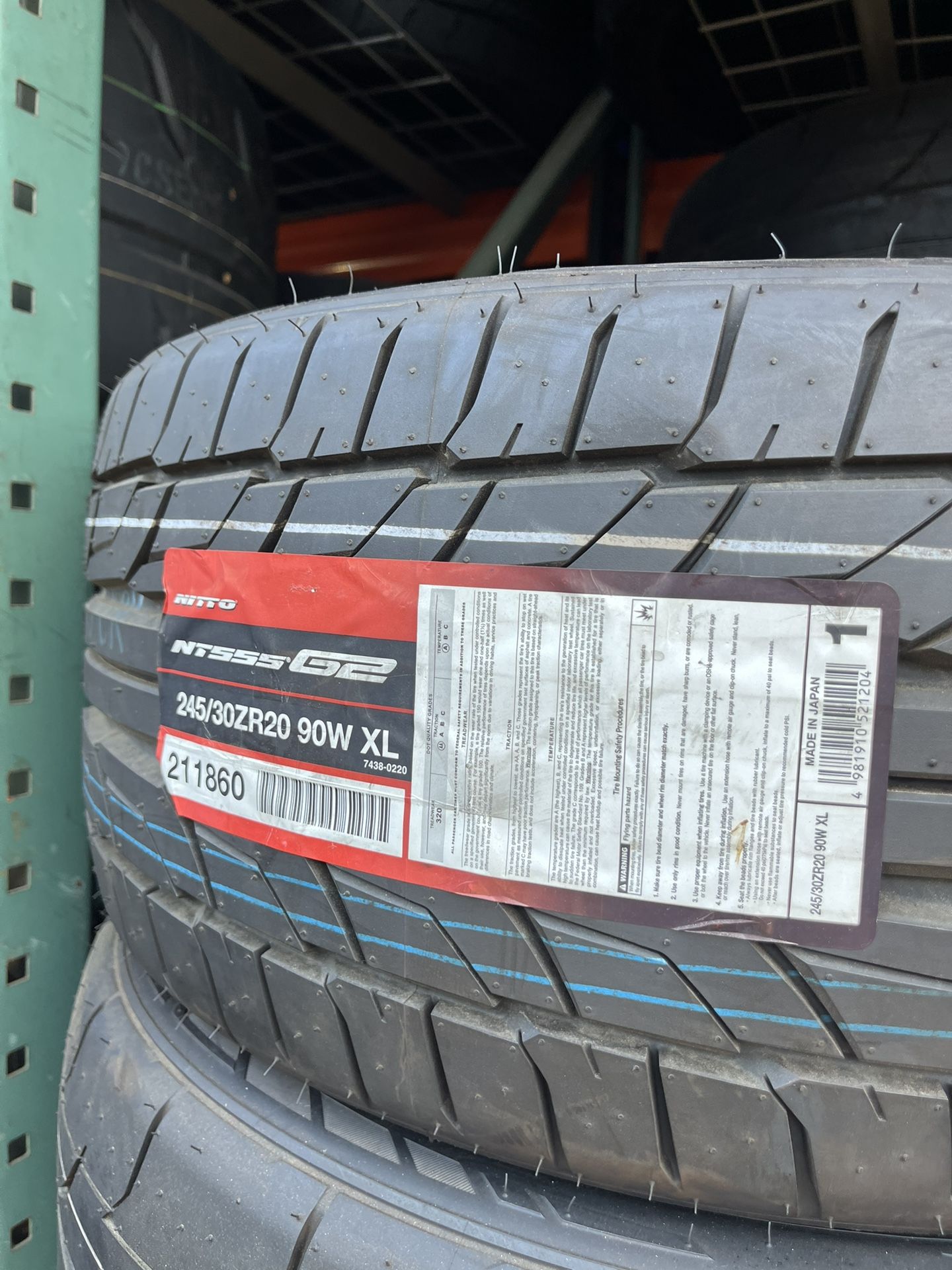 NITTO NT555 G2 245/30R20 TIRES FOR SALE!!!!