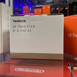 Tamron 28-75mm F2.8