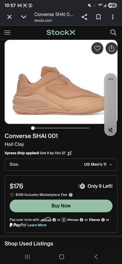 Converse Shai 001 "Clay" (Size 11) Brand New Never Even Tried On 100% Authentic Guaranteed!