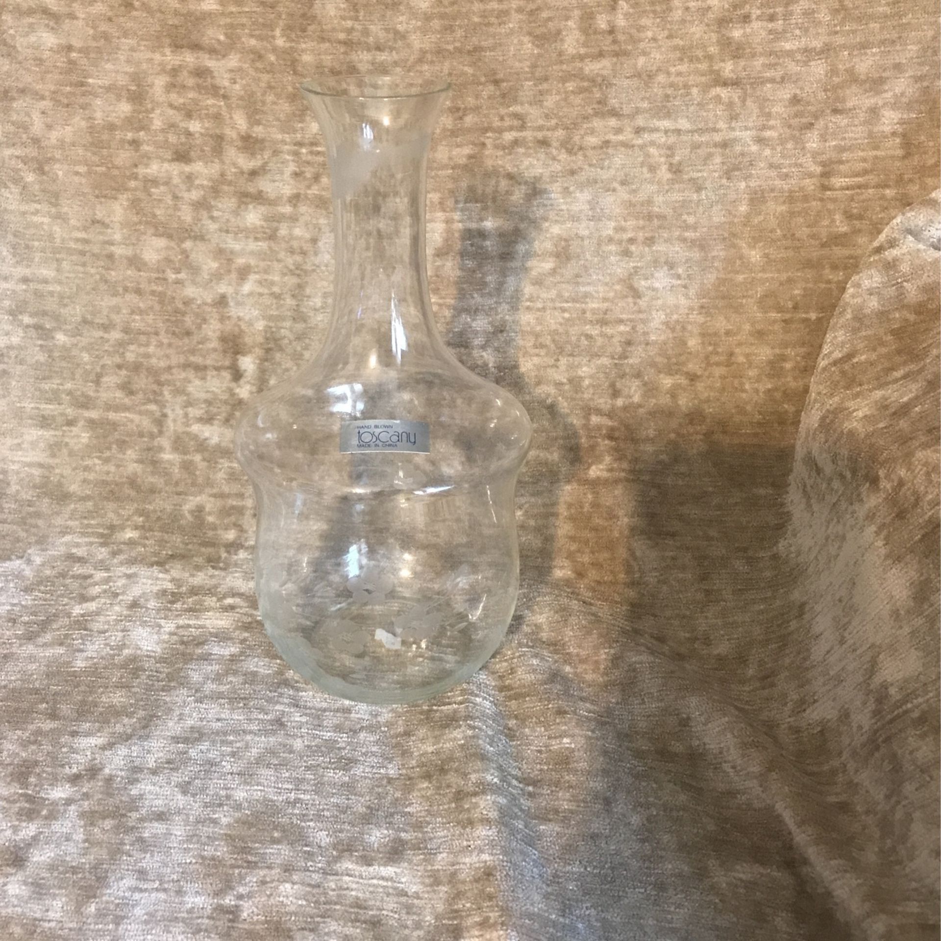 Vintage Tuscany Hand Blown Base/decanter