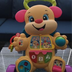 Fisher-Price Laugh & Learn Smart Stages Learn with Puppy Walker, Musical Walking Toy for Infants and Toddlers Ages 6 to 36 Months
