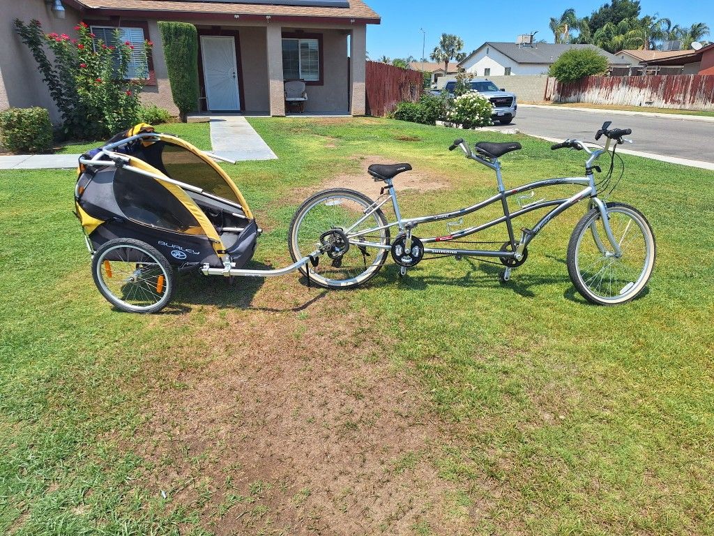 Double Seat Bike With Kids Trailer,All Products : American Fashion Style Bags On Sale