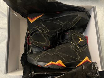 Black Varsity Red Citrus Jordan 7s 100% Authentic From SNKRS APP With Reciept Proof 