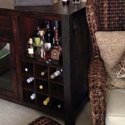 Potterybarn Bar Cabinet 