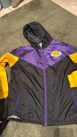 LA Lakers Windbreaker Jacket with Hood