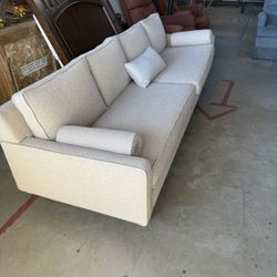 Long White Sofa