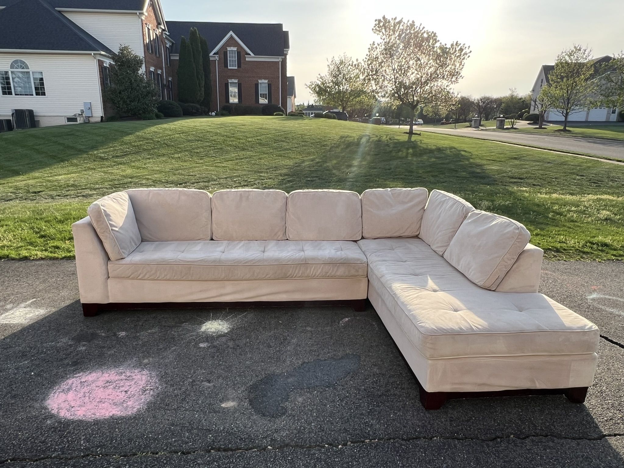 Beige hamilton Furniture sectional DELIVERY AVAILABLE!*