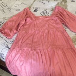 Cute Rose Pink Short Dress
