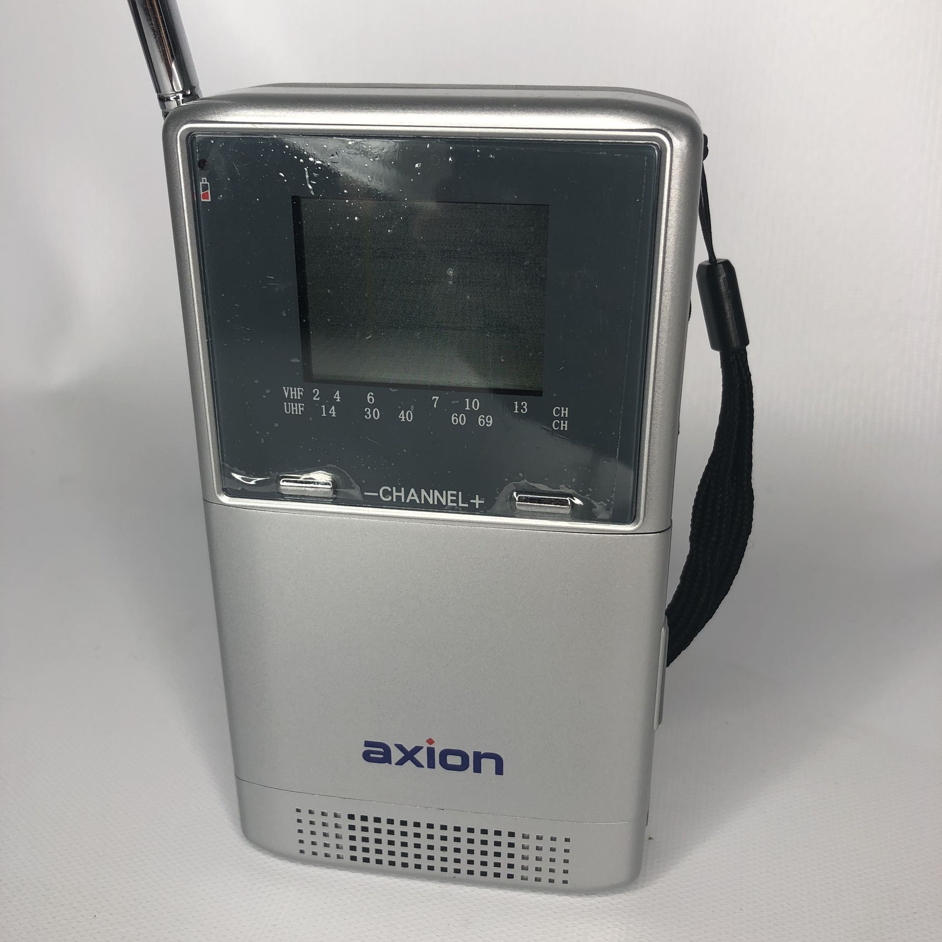 Axion AXN 5319 Portable 1.8” TFT LCD TV Action UHF/VHF W/ Great Condition