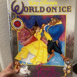 Vintage Disney Walt Disney World On Ice Beauty And The Beast Book